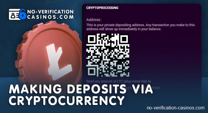 How to make the first deposit via cryptocurrency in online casinos