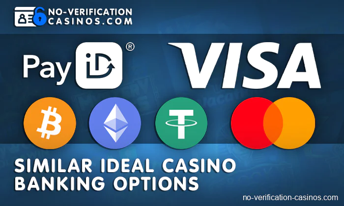 Other payment methods at AUS online casino