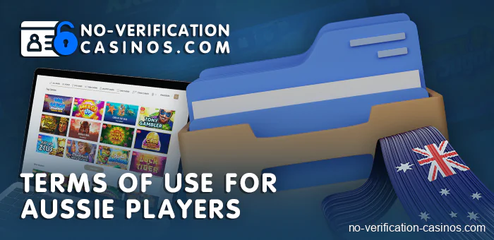 About the terms and conditions of no verification casinos