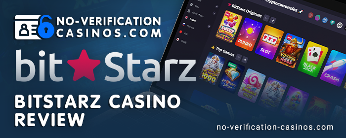 BitStarz Casino Interface on Mobile