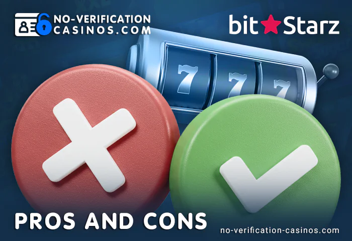 The pluses and minuses of playing at BitStarz Casino