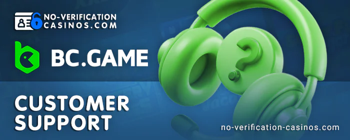 Contact BC.Game support service