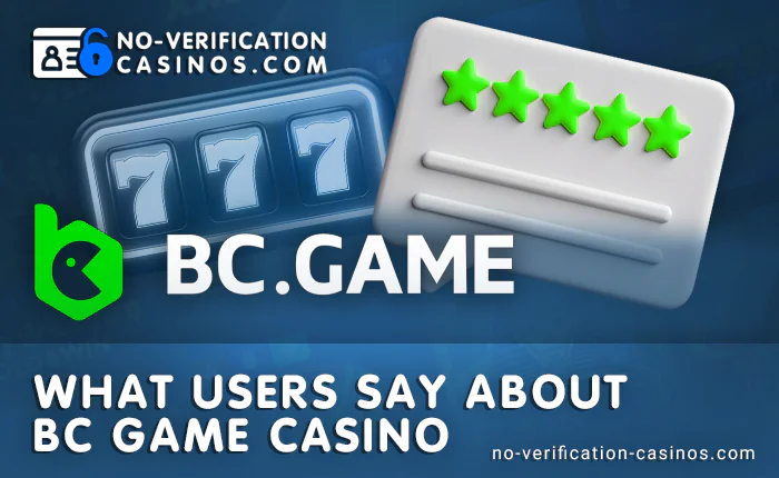 BC Game online casino player reviews