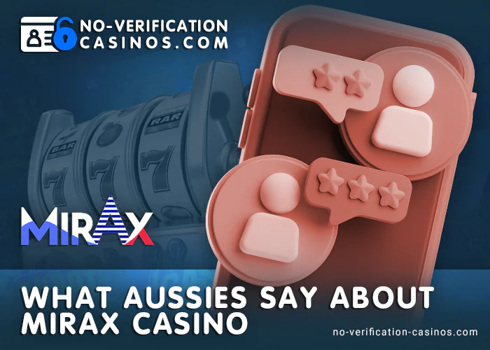 User Opinion about Mirax Casino - player reviews