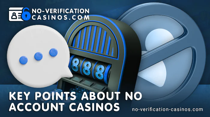 Read info about casinos without registration