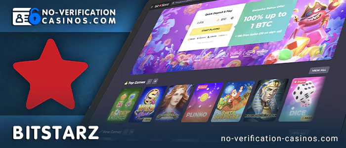 Play at BitStarz Casino without creating an account